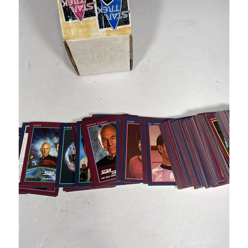 STAR TREK 25rh Anniversary 1991 COMPLETE Trading Card Set 160 cards Collection - Picture 7 of 9
